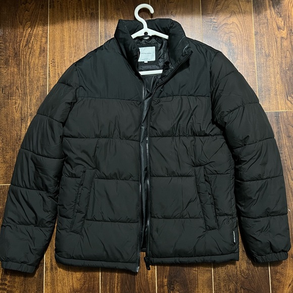 Jack and Jones Black Bomber Jacket size Small - Picture 1 of 1